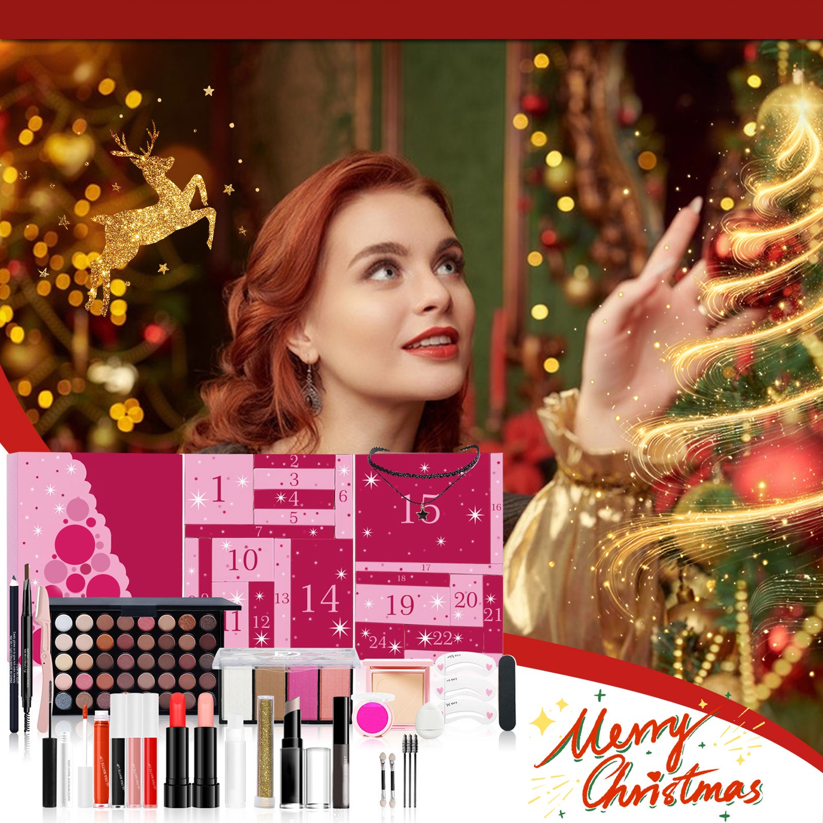 Beauty Makeup School - Kotak hadiah produk perawatan kulit 24