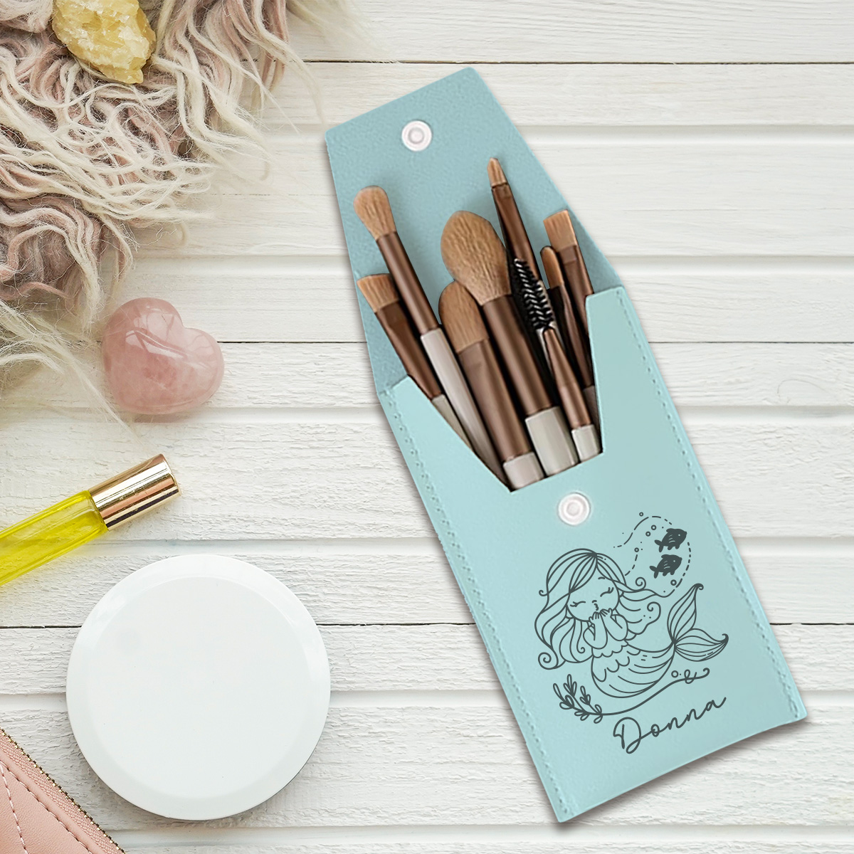 Beauty Makeup Names - 1 buah Kuas Rias Nama Kustom,