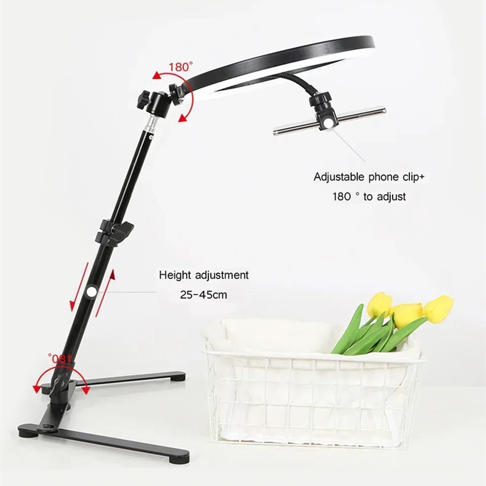 Beauty Makeup Camera - Dudukan ponsel di atas kepala, lampu