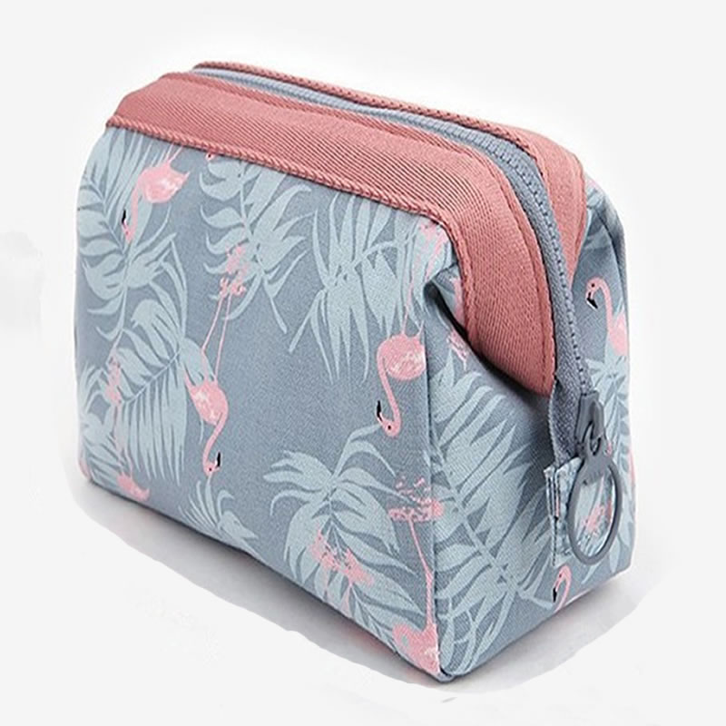 Makeup Beauty Necessaire - Tas Rias Wanita Bentuk Hewan Flamingo