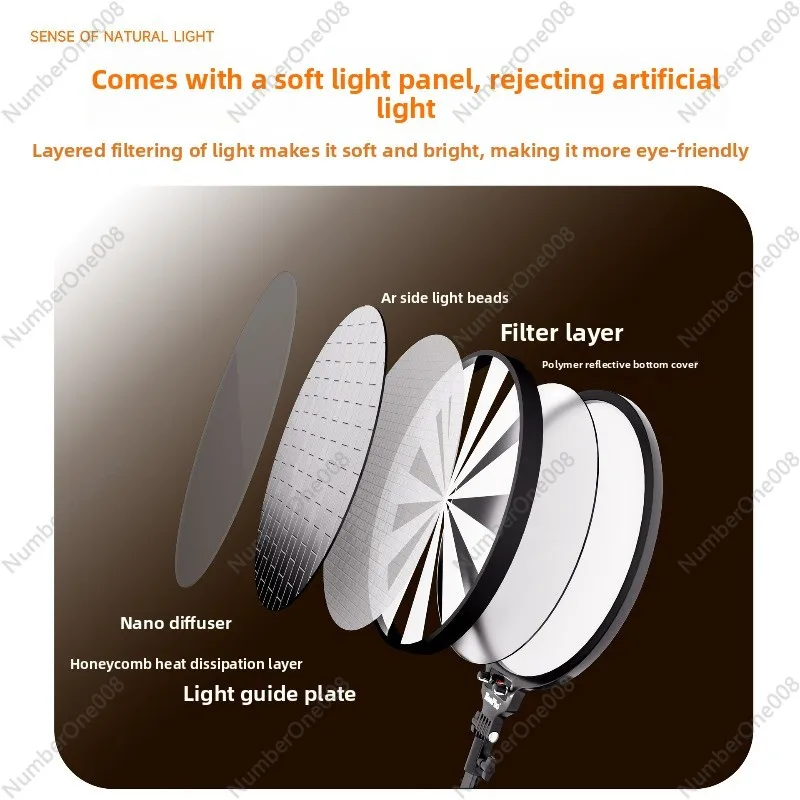 360 °   Lampu Cincin Berputar  - Beauty Makeup Camera ulasan dan harga