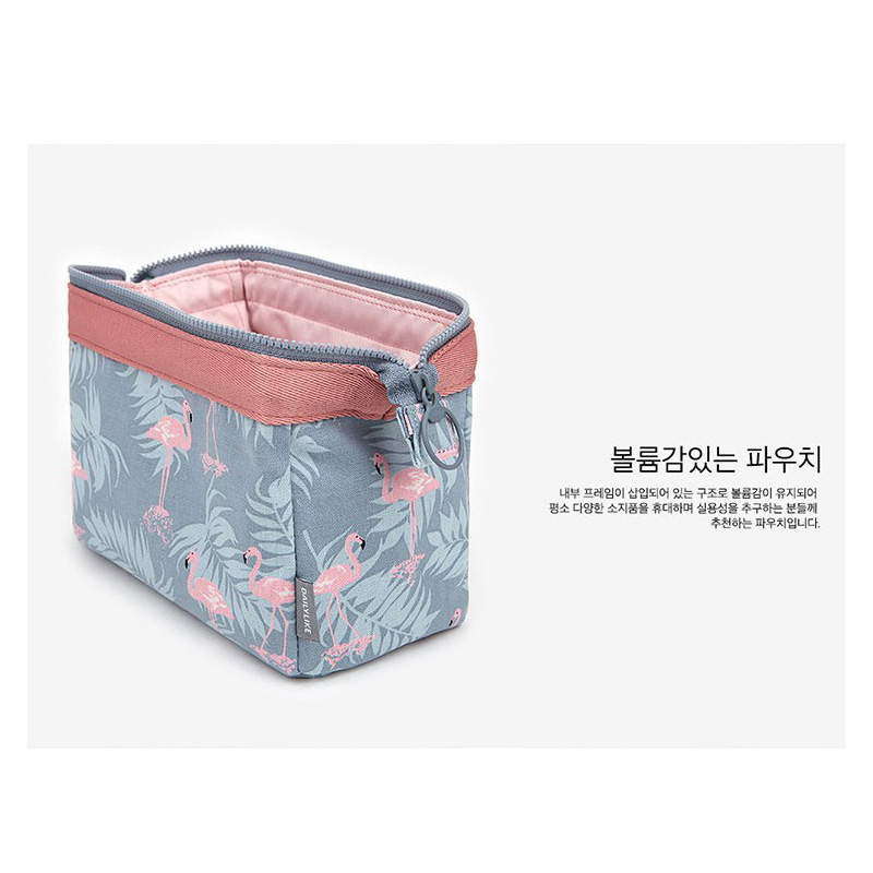 Tas Makeup Flamingo Tahan Air  - Makeup Beauty Necessaire ulasan dan harga