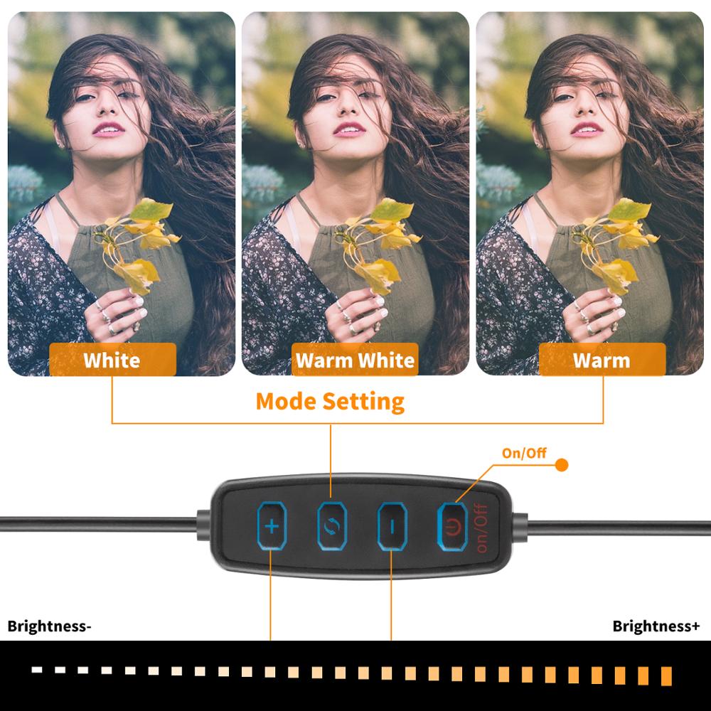 Lampu Cincin Swafoto LED denga - Beauty Makeup Camera ulasan dan harga