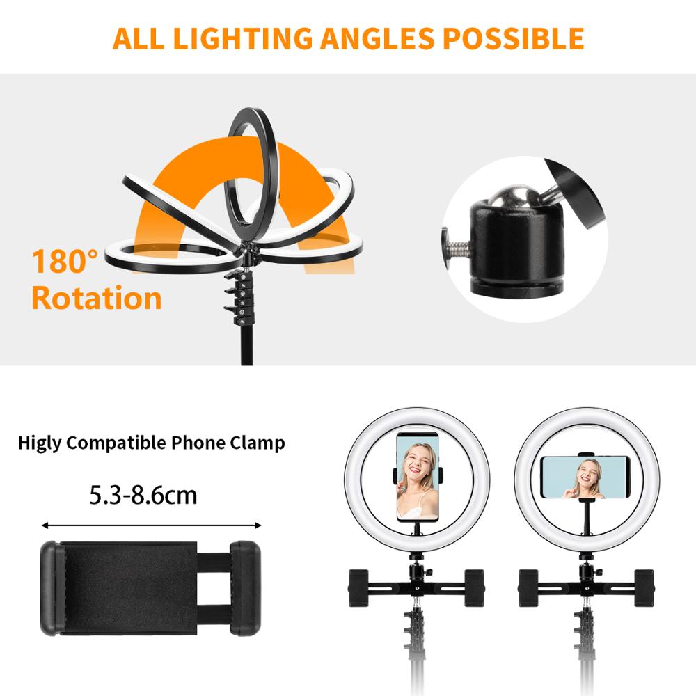 Lampu Cincin Swafoto LED denga - Beauty Makeup Camera ulasan dan harga