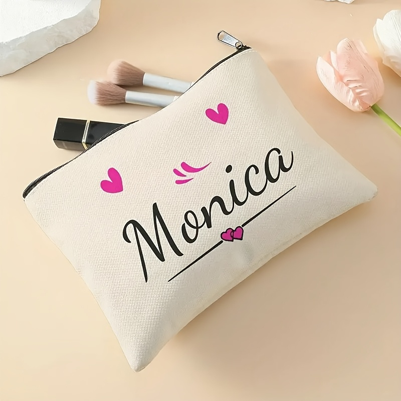 Tas Makeup Resleting Personali - Beauty Makeup Names ulasan dan harga