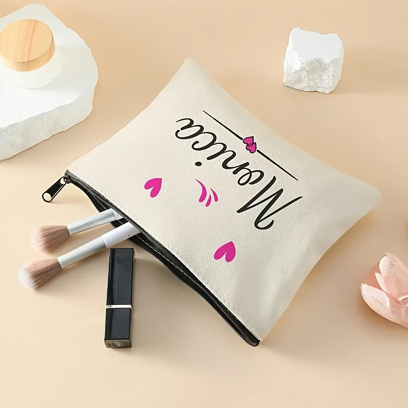 Tas Makeup Resleting Personali - Beauty Makeup Names ulasan dan harga