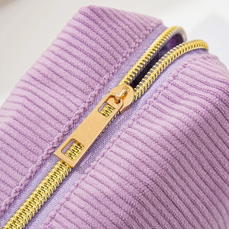 Tas Makeup Corduroy Portabel K - Beauty Makeup School ulasan dan harga
