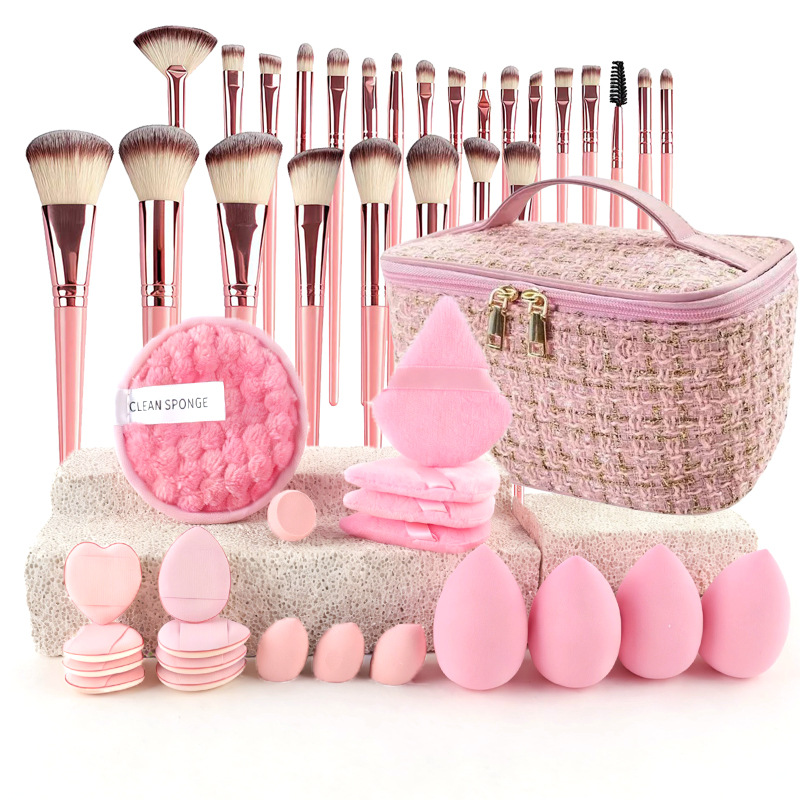 Set Kuas Makeup Gaya Chic deng - Beauty Makeup Kit ulasan dan harga