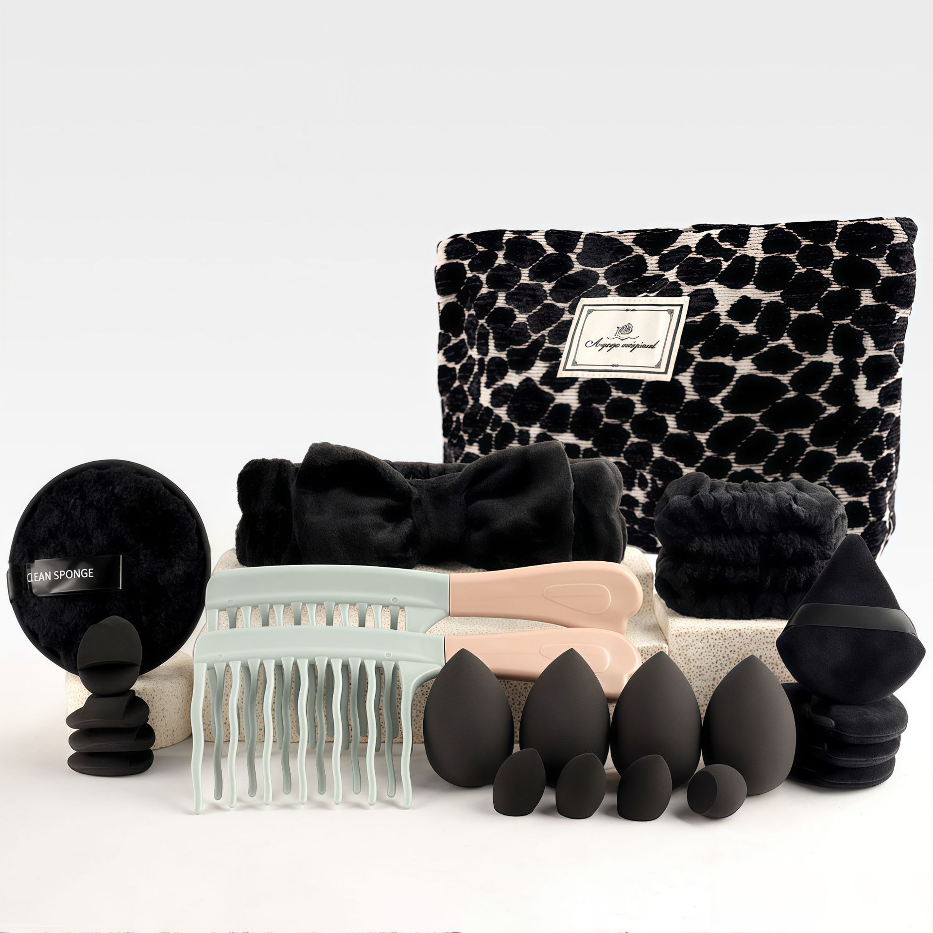 Set Kuas Makeup Gaya Chic deng - Beauty Makeup Kit ulasan dan harga