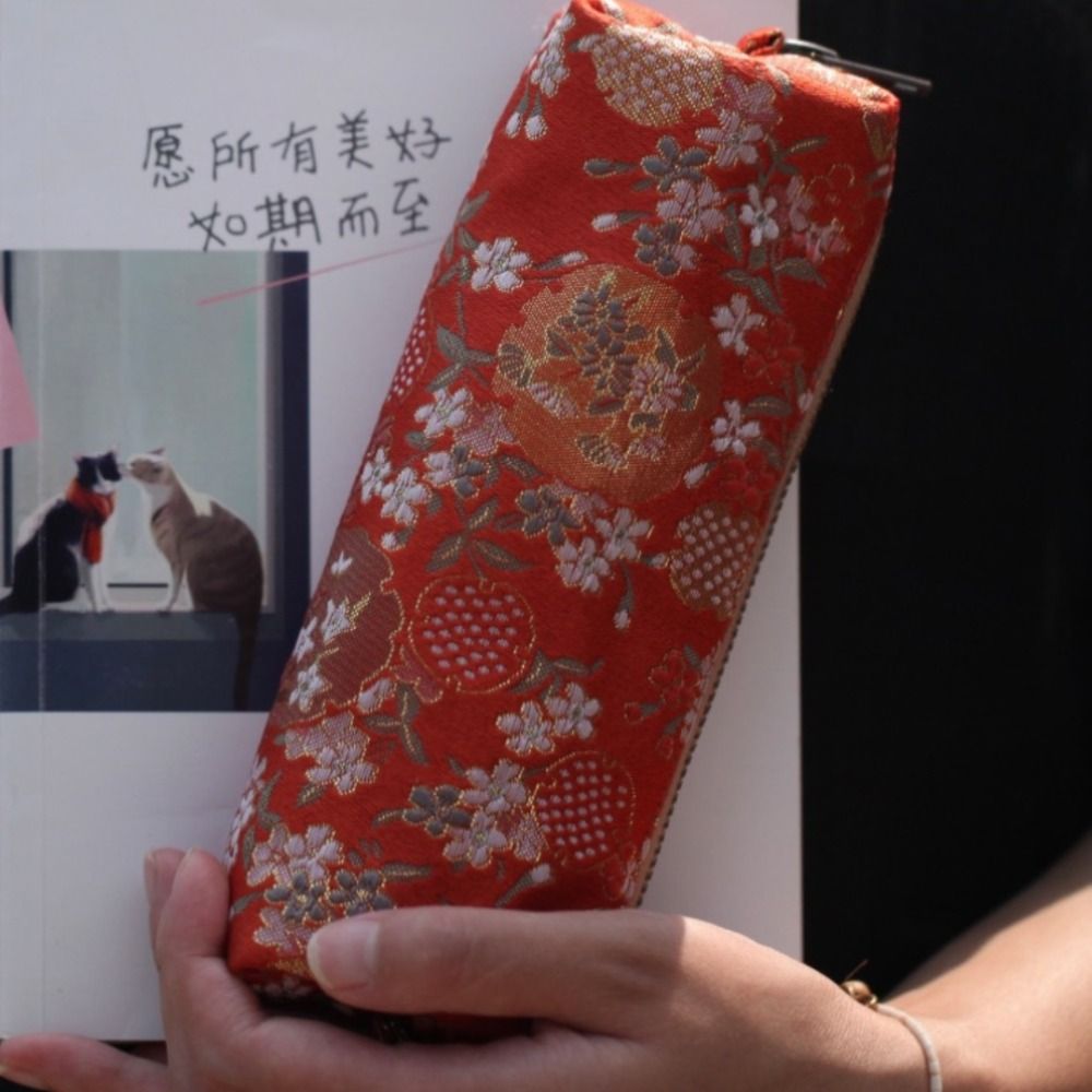 Kotak Pensil Gaya Retro Cina d - Beauty Makeup School ulasan dan harga