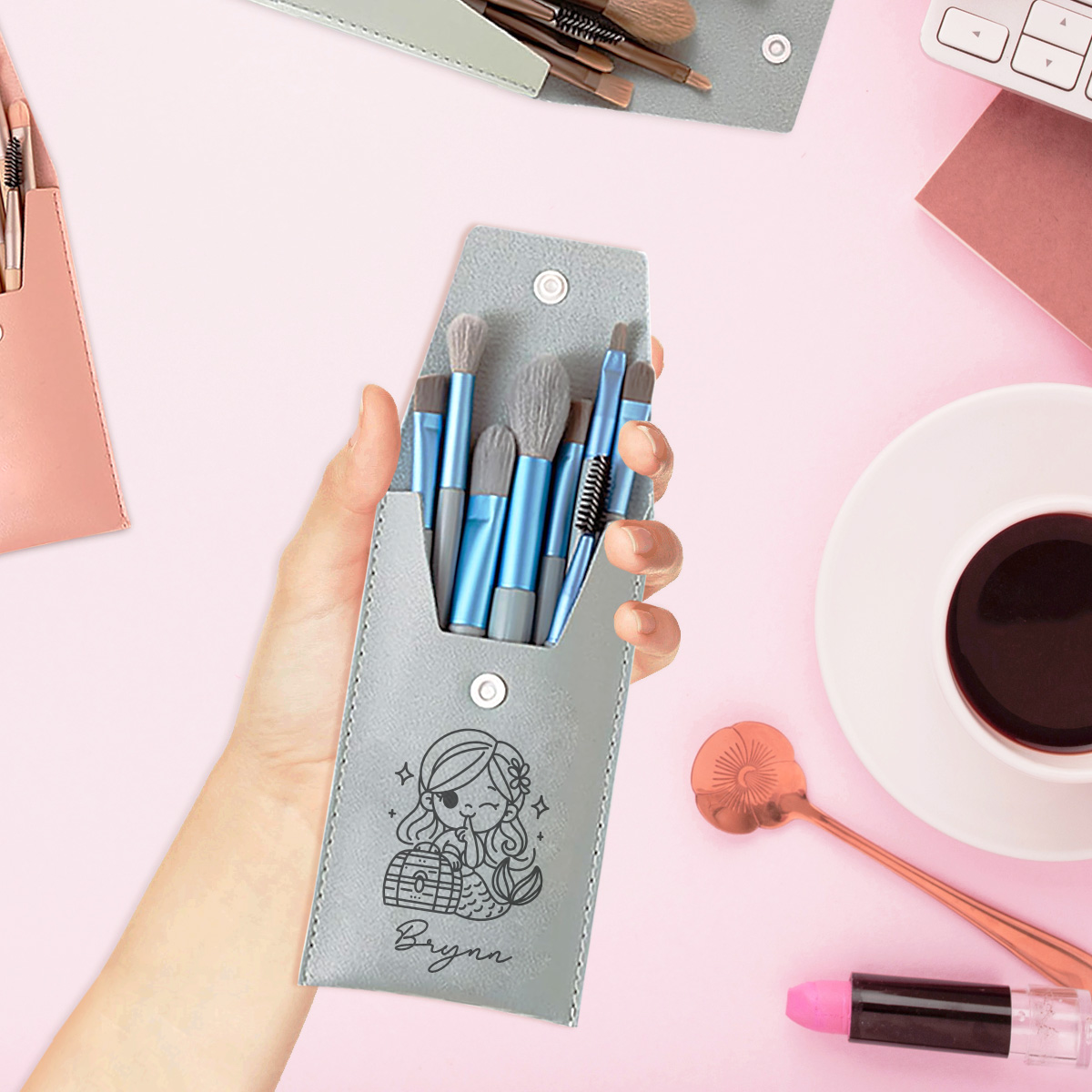 1 buah Kuas Rias Nama Kustom,  - Beauty Makeup Names ulasan dan harga