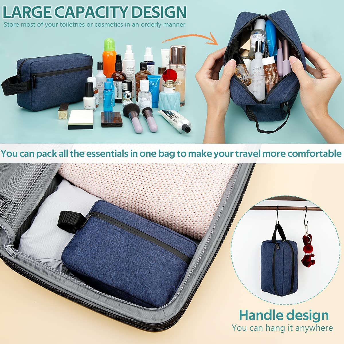 Tas Perlengkapan Mandi Travel  - Makeup Beauty Necessaire ulasan dan harga