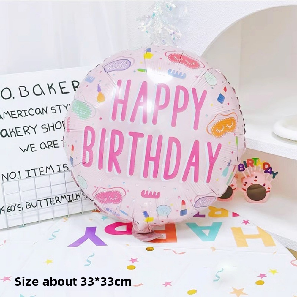 Balon Tema Kecantikan Kartun L - Beauty Makeup School ulasan dan harga