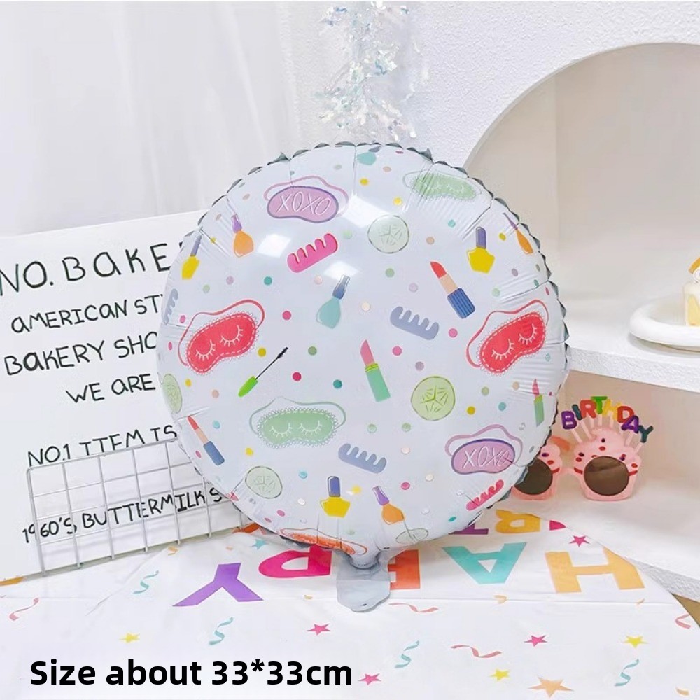 Balon Tema Kecantikan Kartun L - Beauty Makeup School ulasan dan harga