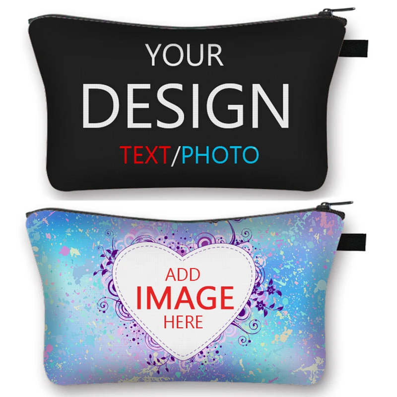 Tas kosmetik Logo foto kustom  - Beauty Makeup Names ulasan dan harga