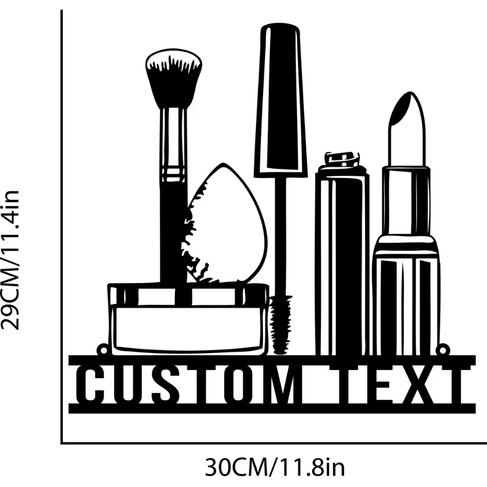 Seni Dinding Logam Kustom deng - Beauty Makeup Names ulasan dan harga