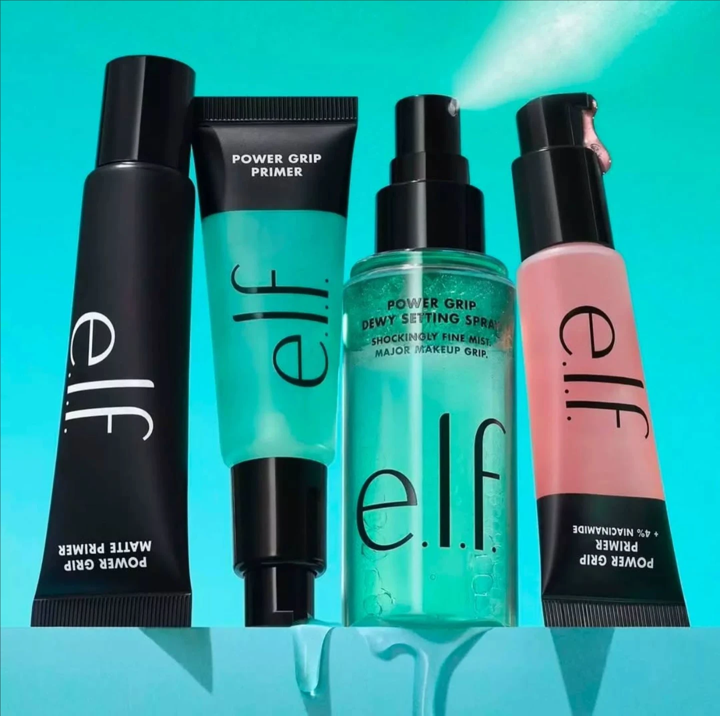 Elf Makeup Power Grip Dewy Set - Makeup Fixing Mist ulasan dan harga